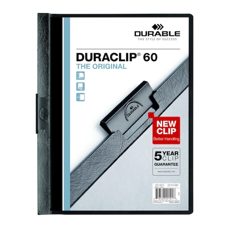 Report Cover, 60 Sh, Ltr, Black, PK25 MPN:221401