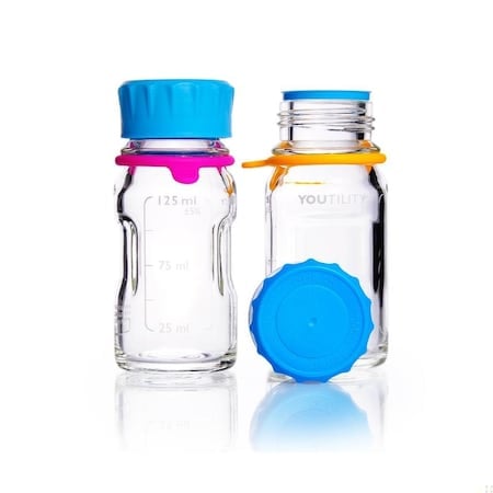 Bottle, 124 mm H, Clear, 55 mm Dia, PK4 MPN:218812854