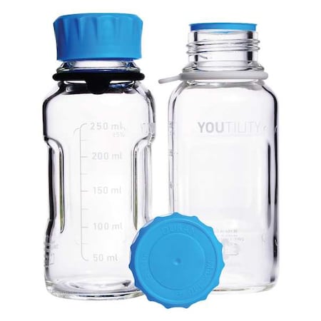 Bottle, 158 mm H, Clear, 66 mm Dia, PK4 MPN:218813653