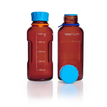 Bottle, 193 mm H, Amber, 78 mm Dia, PK4 MPN:218864457