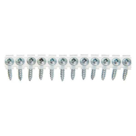 Drywall Screw, #8 x 1-1/4 in, Steel, Flange Round Head Square Drive, 4000 PK MPN:08X125CBACTS