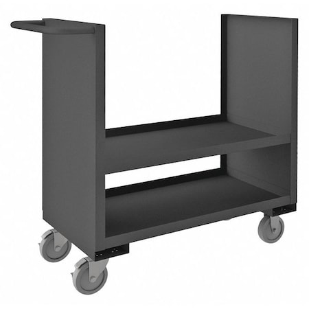 Stock truck, 2 sided, 14 gauge steel, 2 shelves MPN:2SLT-1836-1.2K-95