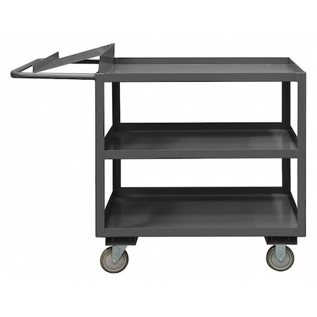 Order Picking Stock Cart, Steel, 1, 200 lb Load Capacity, 3 Shelves, 36 in L, 18 in W, 41 in H MPN:OPC-1836-3-95