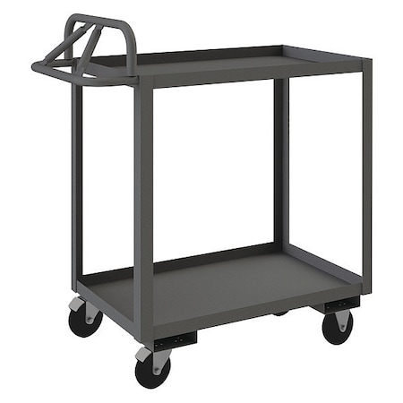 Stock Cart, 2 Shelves, 1-1/2