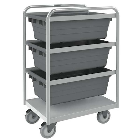 High-Strength Corrosion-Resistant Vertical Rack-Style Tub Cart, 300 lb Load Capacity MPN:STBR-183042-3-5PU