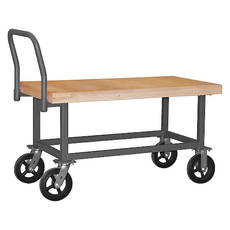 Work height platform truck, with maple top, 48 x 24 MPN:WHPT-WD-3060-8MR-95