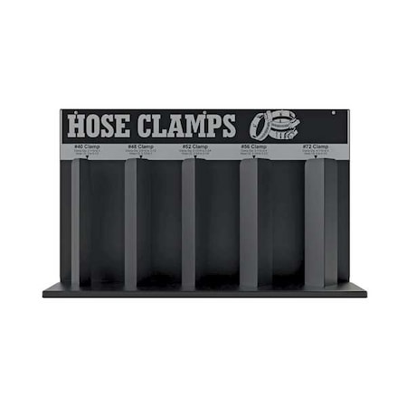 Hose Clamp Rack 5 Loop, Blk MPN:904-08-S702