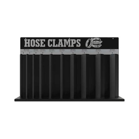 Hose Clamp Rack 10 Loop, Blk MPN:906-08-S129