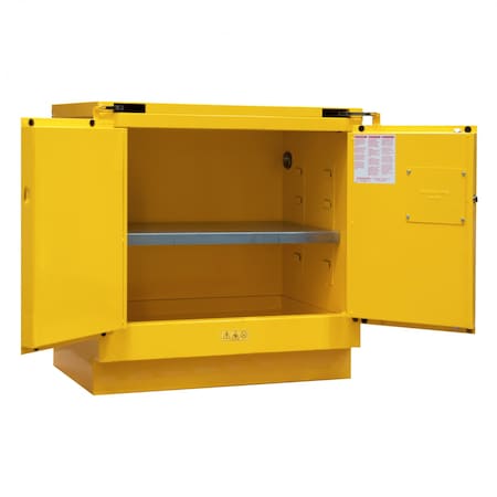 Flammable Storage, 22 Gallon, Self Close MPN:1022UCS-50