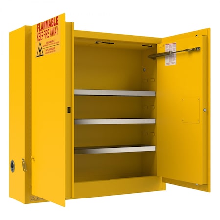 Flammable Storage, 24 Gallon, Self Close MPN:1024SAWM-50
