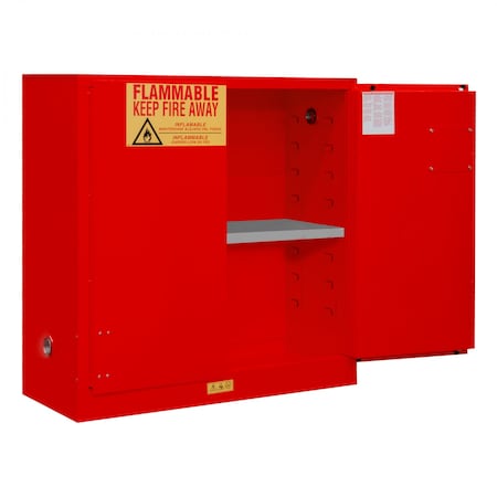Flammable Storage, 30 Gallon, Manual MPN:1030M-17