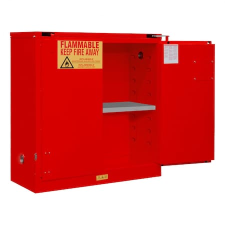 Flammable Storage, 30 Gallon, Self Close MPN:1030S-17