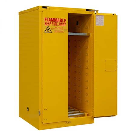 Flammable Storage, 55 Gallon, Self Close MPN:1055SDSR-50