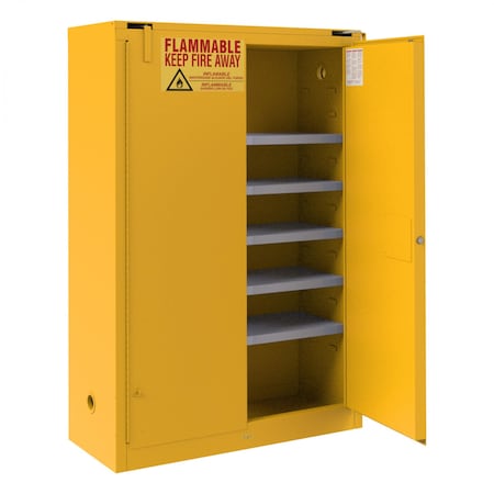 Flammable Storage, 60 Gallon, Self Close MPN:1060SPI-50