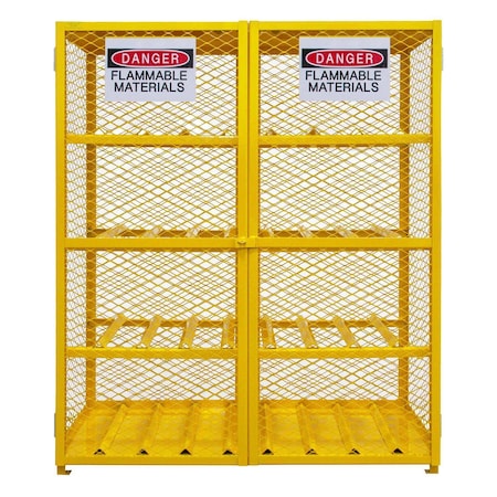 Horizontal Gas Cylinder Cabinet, Cap. 16 MPN:EGCC16-SC-50