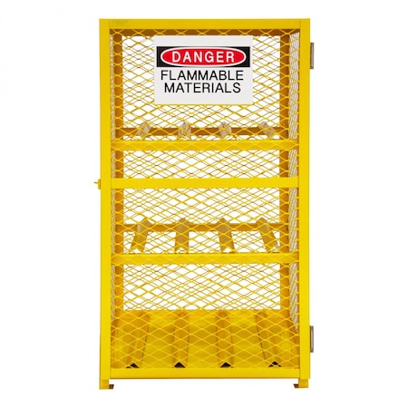 Horizontal Gas Cylinder Cabinet, Cap. 6 MPN:EGCC6-SC-50