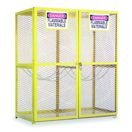 Gas Cylinder Cabinet, 60x30, Capacity 18 MPN:EGCVC18-50
