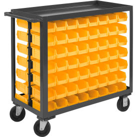 Durham Bin Service Cart RSC-1836-BLP-112-210-95 - 112 Bins 1200 Lb. Cap. 42-1/4 x 18-1/4 x 37-5/8 RSC-1836-BLP-112-210-95