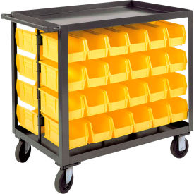 Durham Bin Service Cart RSC-2436-BLP-48-230-95 - 48 Bins 1200 Lbs. Cap. 36