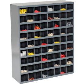 Durham Steel Storage Parts Bin Cabinet 363-95 Open Front - 72 Compartments 363-95