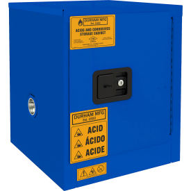 Durham Mfg.® Corrosive Storage Cabinet Manual Close 4 Gal Cap. 17-3/8