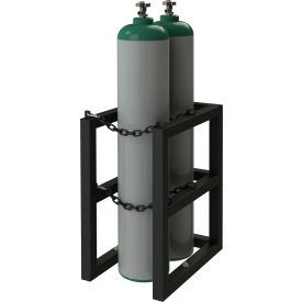 Durham Mfg.® Vertical Gas Cylinder Rack 2 Vertical Cylinders Capacity 16