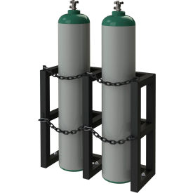 Durham Mfg.® Vertical Gas Cylinder Rack 2 Vertical Cylinders Capacity 30