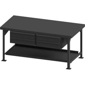 Durham Mfg. Storage Workbench W/ 4 Drawers Steel Square Edge 72