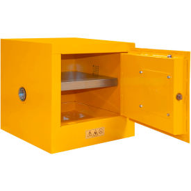 Durham Flammable Cabinet 2 Gallon Manual Close Door - 17-3/8