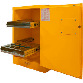 Durham Aerosol Can Flammable Cabinet 24 Gallon Manual Close Door - 23