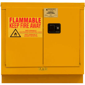 Durham Flammable Under Counter Cabinet 22 Gallon Manual Close Door - 35