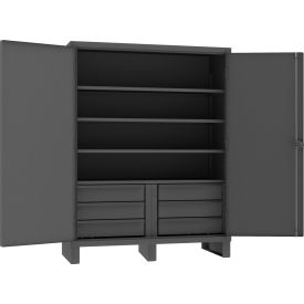 Durham® Heavy Duty Storage Cabinet w/ 6 Drawers & 4 Shelves 12 Gauge 60