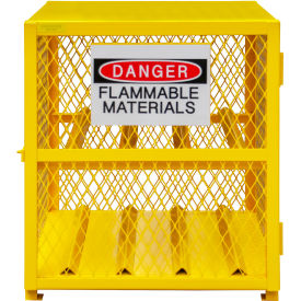 Durham Mfg.® Horizontal Gas Cylinder Cabinet 4 Cylinders Cap. 29-3/4