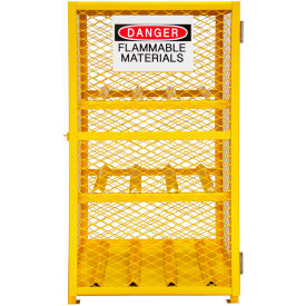 Durham Horizontal Cylinder Storage Cabinet EGCC6-SC-50 Self Close Holds 6 Cylinders EGCC6-SC-50