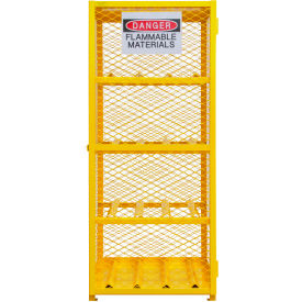 Durham Mfg.® Horizontal Gas Cylinder Cabinet 8 Cylinders Capacity 30