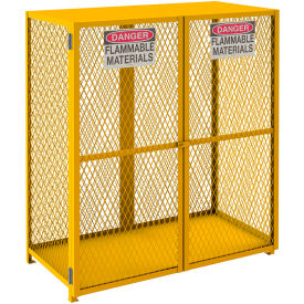 Durham Vertical Cylinder Storage Cabinet EGCVC18-SC-50 Self Close Holds 18 50 Lb. Cylinders EGCVC18-SC-50