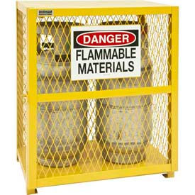 Vertical Gas Cylinder Storage Cabinet EGCVC2-50 -Holds 2 20 Lb or 33. 5Lb LPG Cylinders Manual Close EGCVC2-50