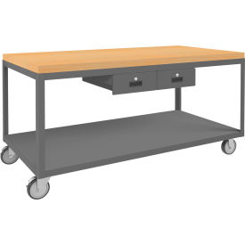 Durham Mfg.® High Deck Mobile TableTop Surface Back Stop60-1/4