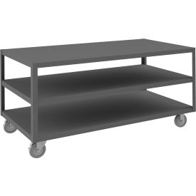 Durham Mfg.® Mobile Machine Table Steel Square Edge 60-1/4