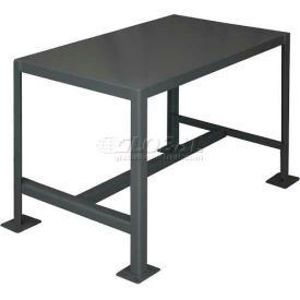 Durham Mfg. Stationary Machine Table W/ Shelf Steel Square Edge 48