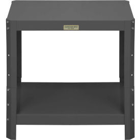 Durham Mfg. Machine Table W/ 2 Shelves Steel Square Edge 24-1/8