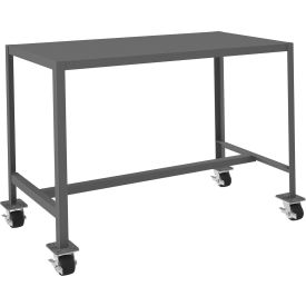 Durham Mfg.® Mobile Machine Table Steel Square Edge 51-1/4