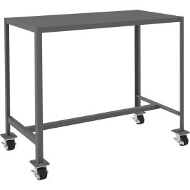 Durham Mfg.® Mobile Machine Table Steel Square Edge 51-1/4