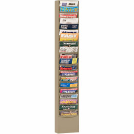 20 Pocket Medical Chart & Special Purpose Literature Rack - Tan 411-75