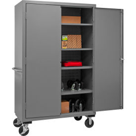 Durham Mfg.® Mobile Cabinet with 4 Adjustable Shelves 16 Gauge 48