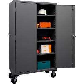 Durham Mfg.® Mobile Cabinet with 4 Adjustable Shelves 12 Gauge 48
