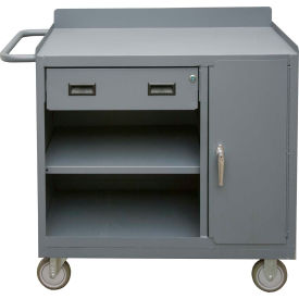 Durham Mfg. Mobile Bench Cabinet 1 Drawer Square Edge 41-7/8