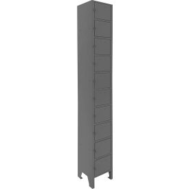 Durham Mfg. 10 Tier 10 Door Cell Phone Locker w/ Hasp Lock 9