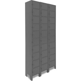 Durham Mfg. 10 Tier 30 Door Cell Phone Locker w/ Hasp Lock 27