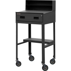 Durham Mfg. Sloped Mobile Open Base Shop Desk Pigeonhole Riser 23